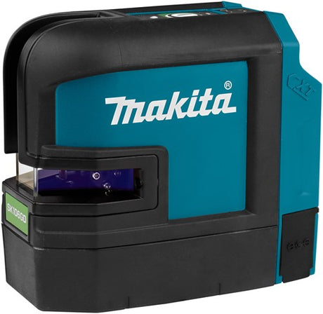 Makita sk106gdz kruislijn punt laser groen zonder accu's en lader, in doos met tas - sk106gdz
