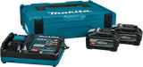 Makita 1911b9-4 | xgt startset 40v max in mbox1 (2x 4.0ah bl4040f accu + dc40ra snellader) - 1911b9-4