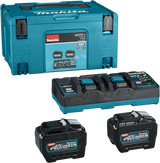 Makita 191y97-1 | xgt startset 40v max in mbox3 (2x 8.0ah bl4080f accu + dc40rb duo snellader) - 191y97-1