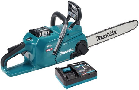 Makita uc016gt101 | xgt 40 v max kettingzaag 40 cm | 5,0 ah accu (1 st) | snellader | in doos - uc016gt101