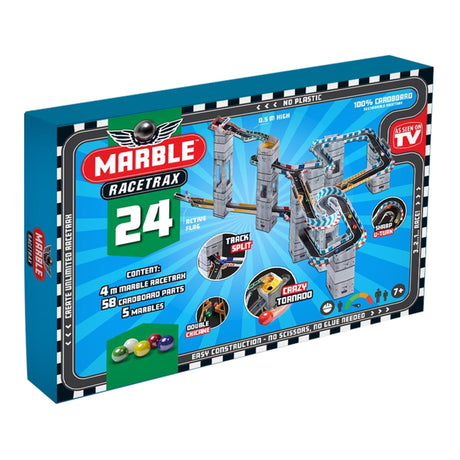 Marble racetrax knikkerbaan starterset 24 sheets 4m