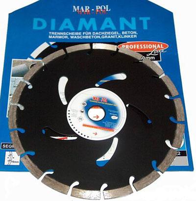 Diamantschild 350x25,4x10 segmentaal zwart mp