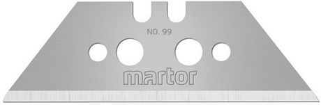 Martor trapeziummes | l60xb19xs0,63mm | met perforatie | 10 stuks dispenser - 99.70 99.70