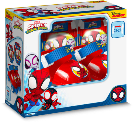 Marvel Spidey Roller pattini regolabili blu rosso 23-27