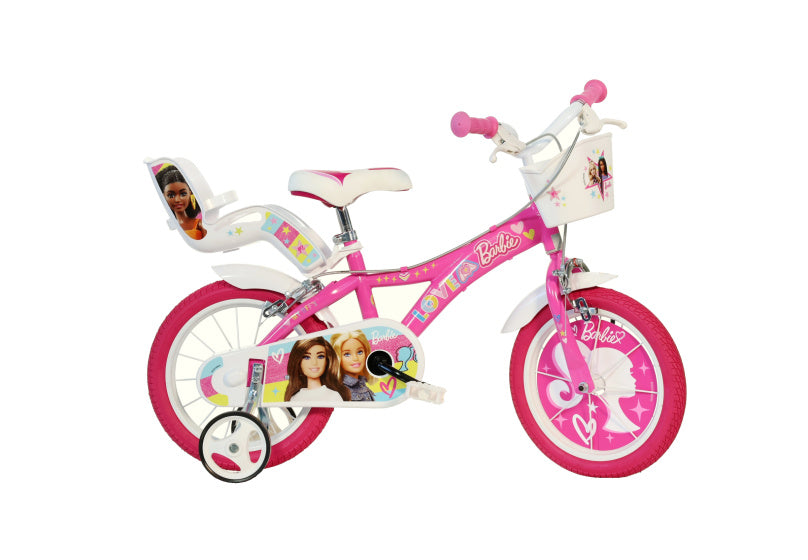 Mattel barbie 14 inch 24 cm meisjes knijprem roze wit