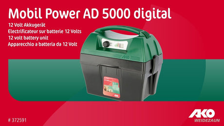 Ako producten mobil power ad 5000 digitaal 12v accuapparaat