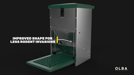 Olba producten automatische voerbak trapbak 12kg