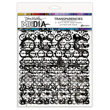 Ranger ink ranger • dina wakley media transparencies pattern play set 2