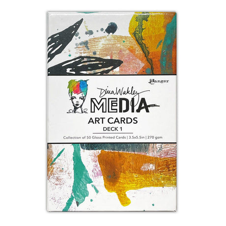 Ranger ink ranger • dina wakley media art cards 50pcs