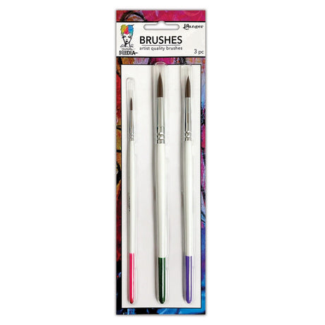 Ranger ink ranger • dina wakley media soft bristle brush set 5,08, 20,3 30,5cm