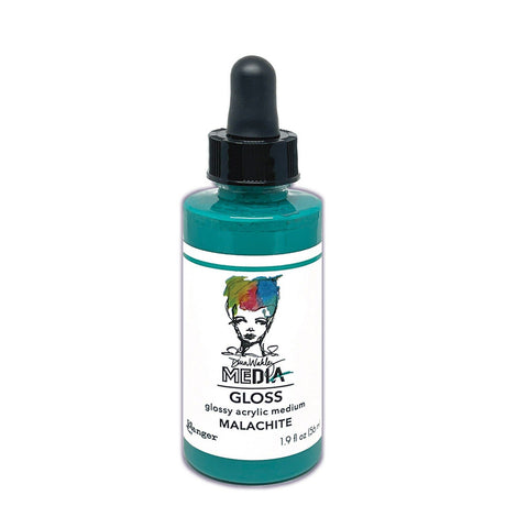 Ranger ink ranger • dina wakley media gloss dropper style malachite