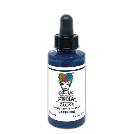Ranger ink ranger • dina wakley media gloss dropper style sapphire