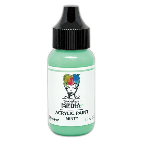 Ranger ink ranger • dina wakley media heavy body acrylic paints minty