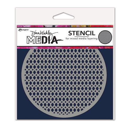 Ranger ink ranger • dina wakley media stencil coasters 3