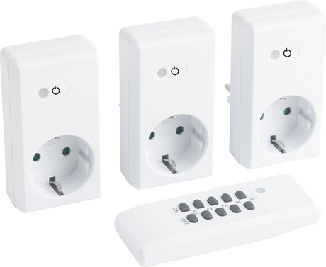 Meister schakelaarset draadloos 3+1 1100w - wu7474500