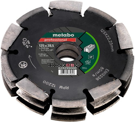 Metabo accessoires metabo dia-fs3 professional diamantschijf - 125 x 22,23mm - up - universeel | 628299000 - 628299000