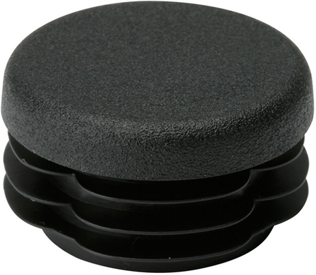 Metafranc kap ronde buis 30mm zw 4st w - wu0640006