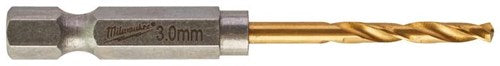Milwaukee accessoires metaalboor swave hss-g ti. 3mm -10pcs - 4932478176