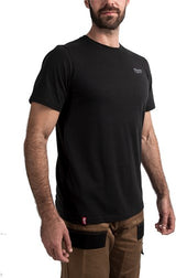 Milwaukee ht ss bl xxl t-shirt hybrid short sleeve black xxl - 4932492967