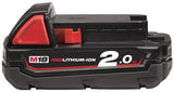 Milwaukee m18 b2 accu (18 v 2.0 ah li-ion) - 4932430062