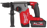 Milwaukee m18 fhx-552x | sds-plus accu-boorhamer | 4-standen | 26 mm | met fixtec (2x 5.5ah accu) - 4933478889