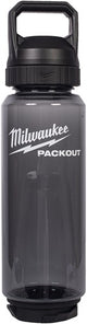 Milwaukee packout™ plastic fles met drinkdop | 1005 ml | zwart - 4932498640