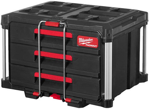 Milwaukee packout™ gereedschapskoffer met drie lades - 4932472130