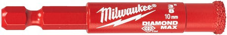 Milwaukee accessoires milwaukee tegelboor | diamond max™ | 1 4 nat droog boren | 10 mm 1 4 hex - 4932498344