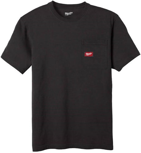 Milwaukee wt ss bl xxl t-shirt work short sleeve black xxl - 4932493007