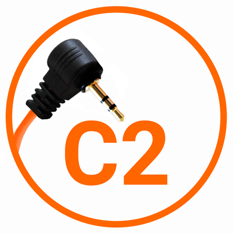 Miops kabelski kabel kabel Canon c2 oranžna