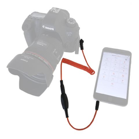 Control remoto de teléfonos inteligentes MIOPS MD-O1 con cable O1 para Olympus