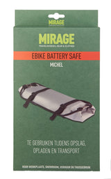 Veilige accu opberghoes Mirage Ebike Battery Safe Michel