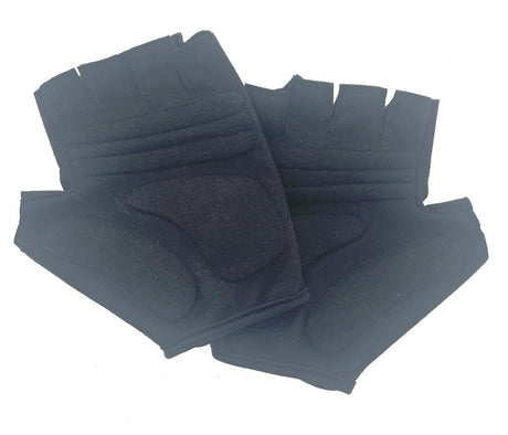 Mirage Lycra handschoen maat m gel zwart korte vinger op kaart