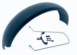 Mirage spatbord set 20 fatbike incl. bevestiging - zwart