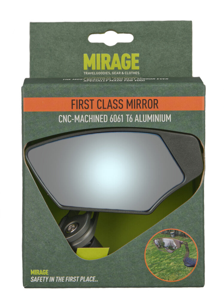 Mirage Mirror Bar-End rotierende Luxus-Dimmglasgrau Metallic auf der Karte