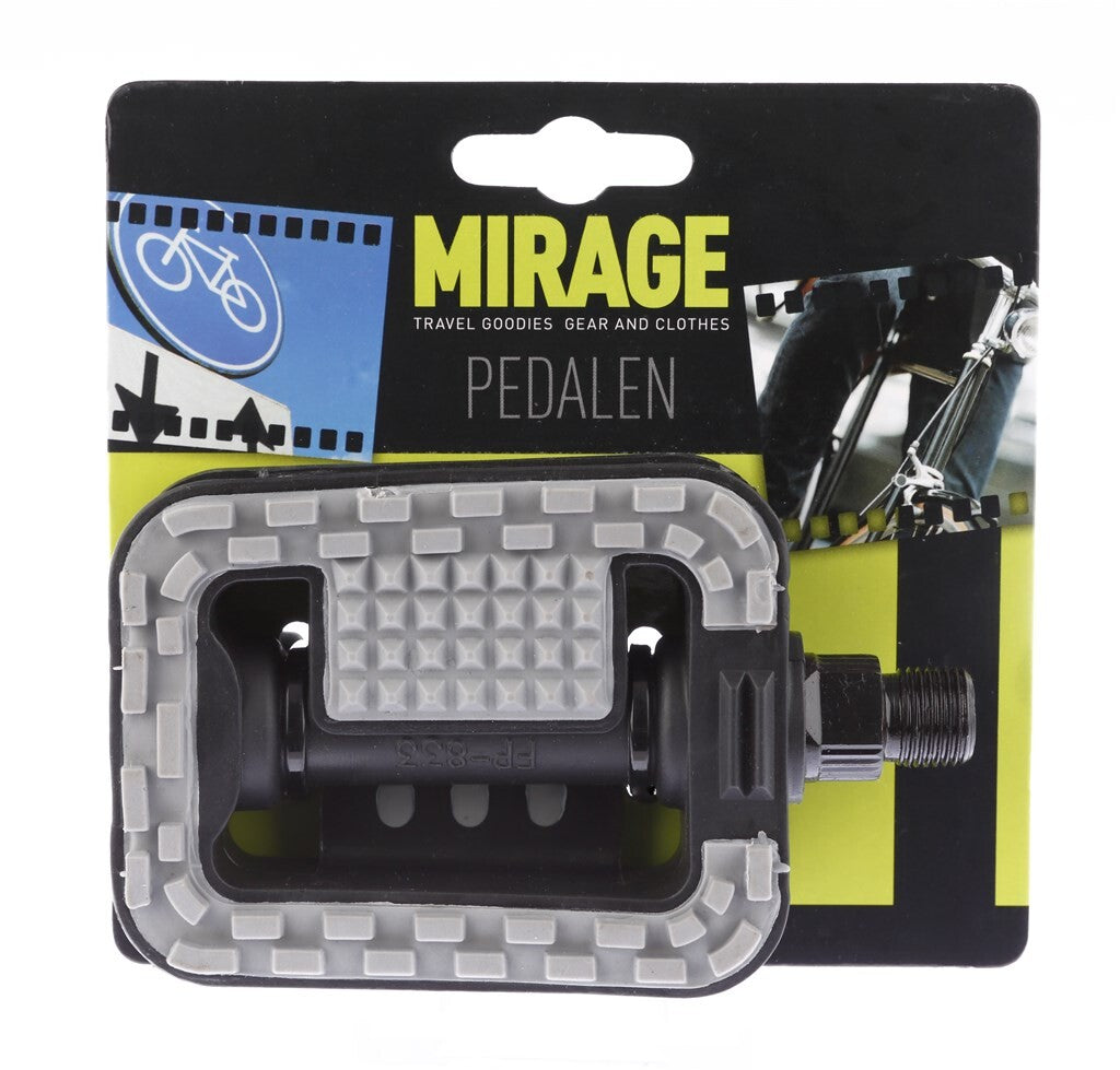 Mirage Tour Pedal Plastic Anti -Slip Black Grey Tarjeta