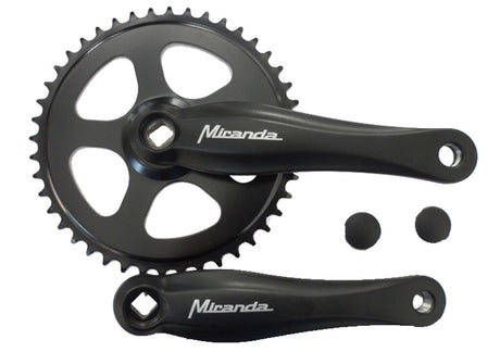 Miranda  beta 1+ crankstel 44t 3 32“, zwart zwart