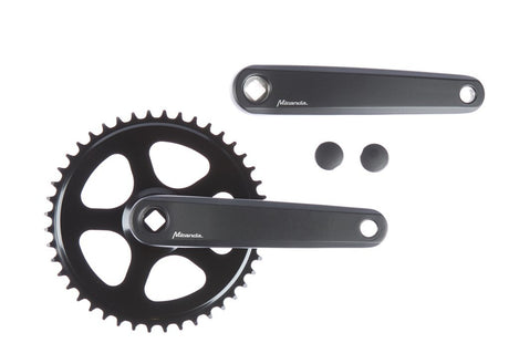 Miranda  delta jis crankstel 44t 3 32“, mat-zwart