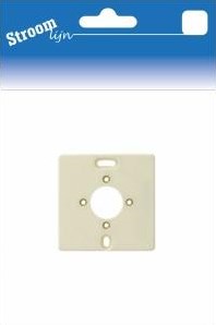 Enzo montageplaat enkel creme met gat creme - 6650730