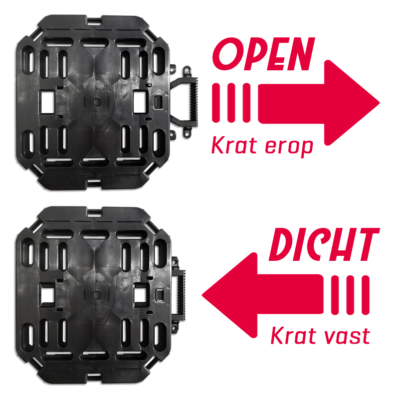 Basic Set: Vouwkrat + Multi-Plaat