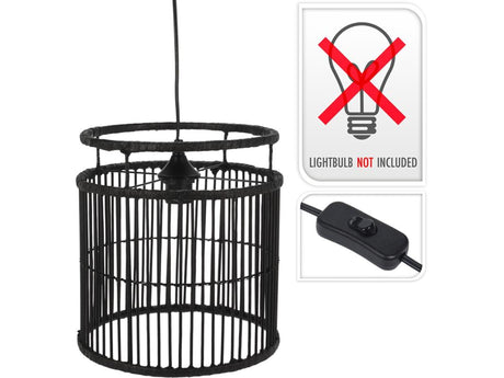 Home styling hanglamp 28x28x30cm zwart hanglamp 28x28x30cm zwart
