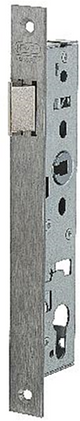 Nemef 9620 loopslot | dm45mm | krukgat 8mm | voorplaat rvs 24x245mm rechthoekig | zamac vernikkelde dagschoot | dr 1+3 2+4 - 9962507001