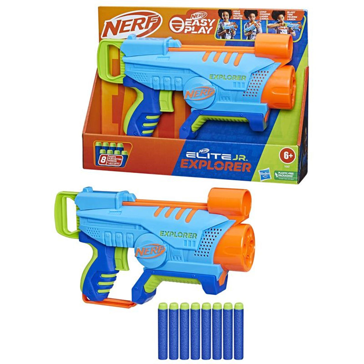 Nerf elite junior explorer - speelgoedblaster