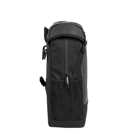 Bike carbon waterafstotende fietsschoudertas 24l zwart