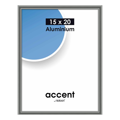 Nielsen Design Nielsen Photo Frame 51325 Accent Steel Grey 15x20 cm