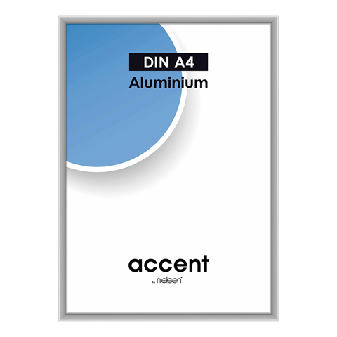 Nielsen Design Nielsen Photo Frame 52124 Accent Mat Silver 21x29,7 cm