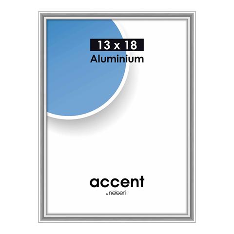 Nielsen Design Nielsen Photo Frame 53223 Accent Glossny srebrny 13x18 cm