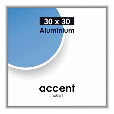 Nielsen Design Nielsen Frame photo 54124 Accent Mat Silver 30x30 cm