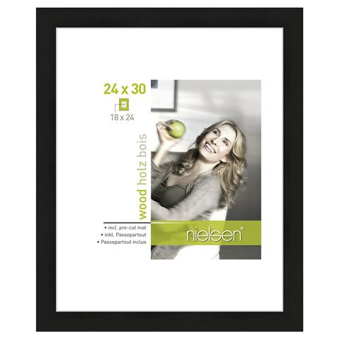 Nielsen Design Nielsen Photo frame 8988006 Apollon Black 24x30 18x24 cm