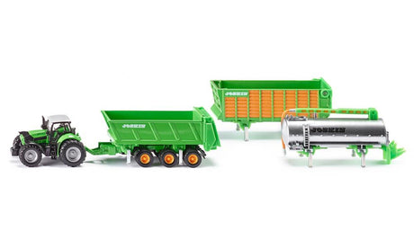 Siku 1848 tractor deutz met joskin set